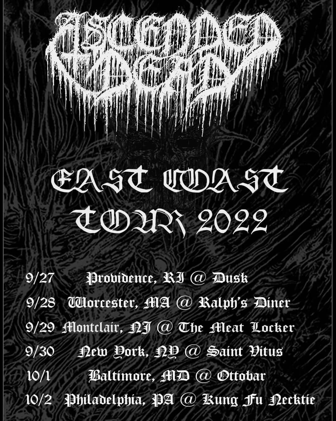 East Coast Tour 2022